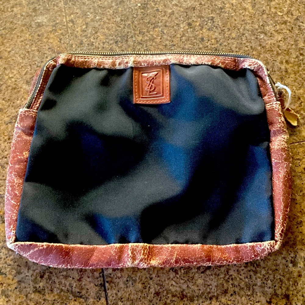 YSL Yves Saint Laurent Small Pouch Cosmetic Bag Vintag